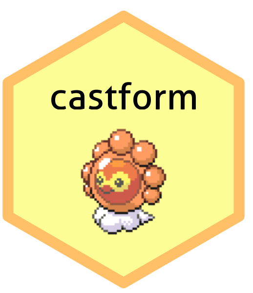 castform hex sticker